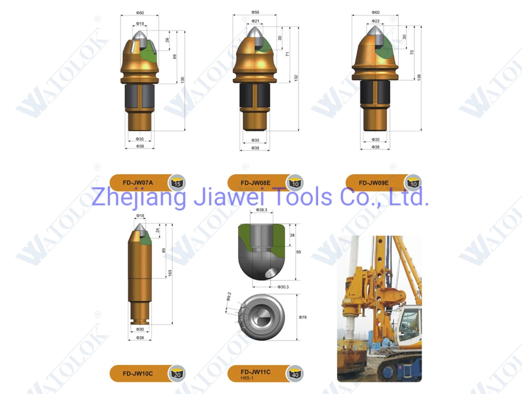 Watolok Foundation Drilling Bits Holder for Baue R Foundation Machine