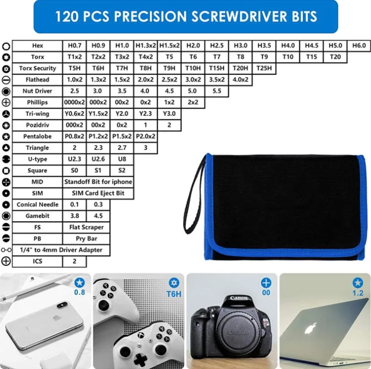 142 in 1 Piece Electronics Precision Screwdriver Set