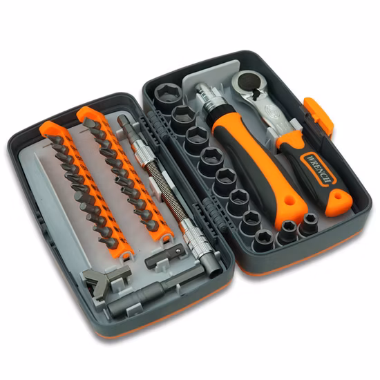38 in 1 Multi Ratchet Screwdriver Socket Tool Set Mobile Tools
