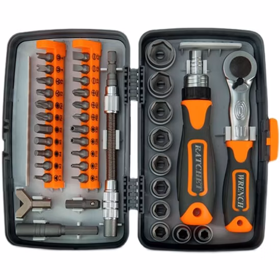 38 in 1 Multi Ratchet Screwdriver Socket Tool Set Mobile Tools