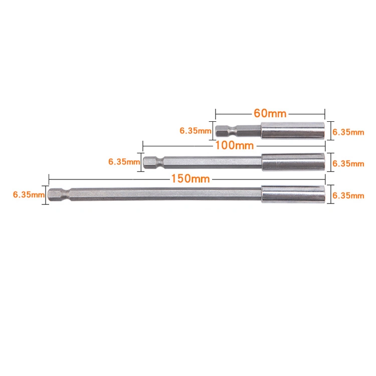 60mm 100mm 150mm Hex Shank Quick Release Bit Holder