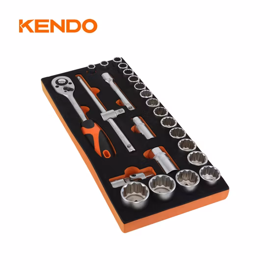 Kendo 144PC 6 引き出し取り外し可能な家庭用ハンドツールキャビネット