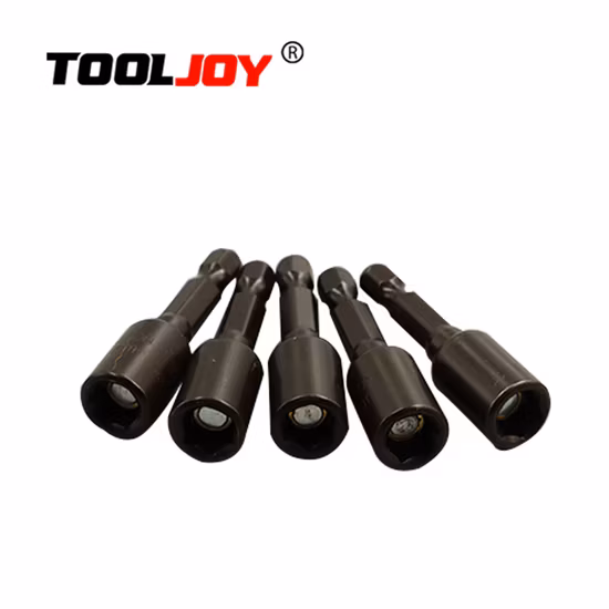 インパクトドリルとドライバーソケットセット 1/4インチ小型ヘックスソケット5個セット